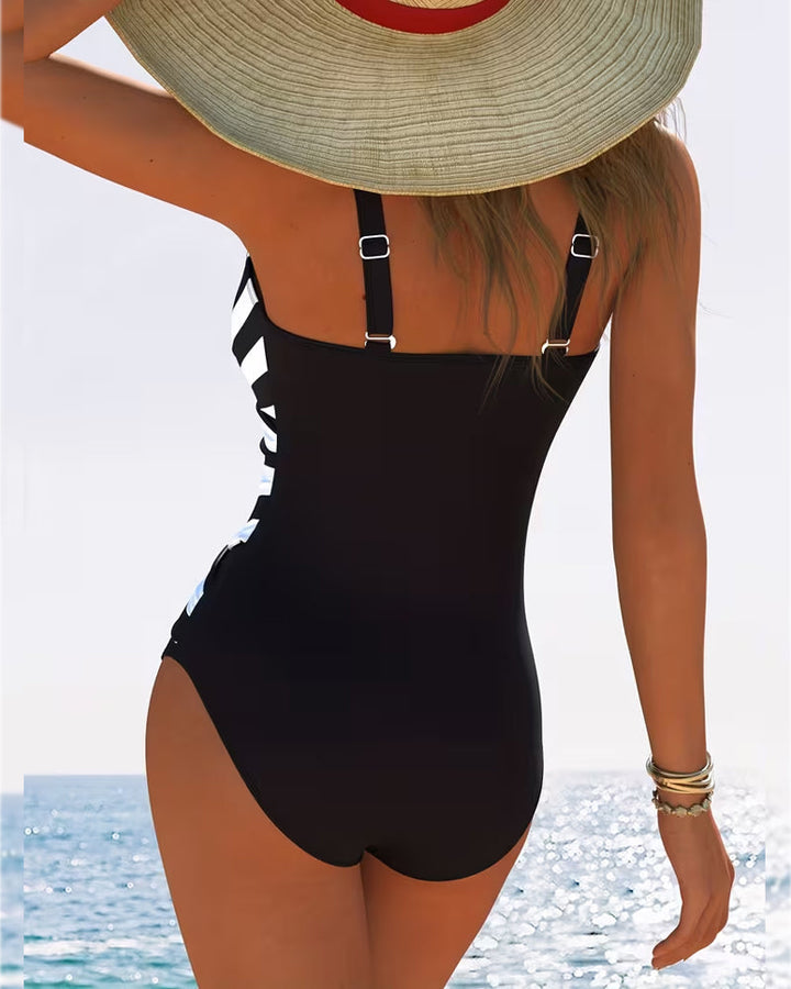 Florence | Striped One-Piece Swimsuit