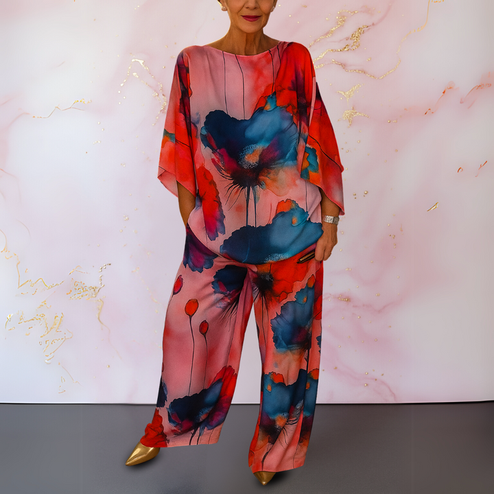 Maelora™ | Satin Two-Piece Women&