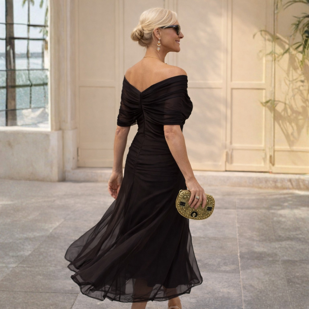 Jennifer | Off Shoulder Maxi Dress
