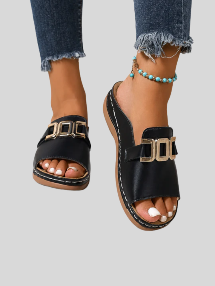 Adele™ | Orthopedische wig hak sandalen