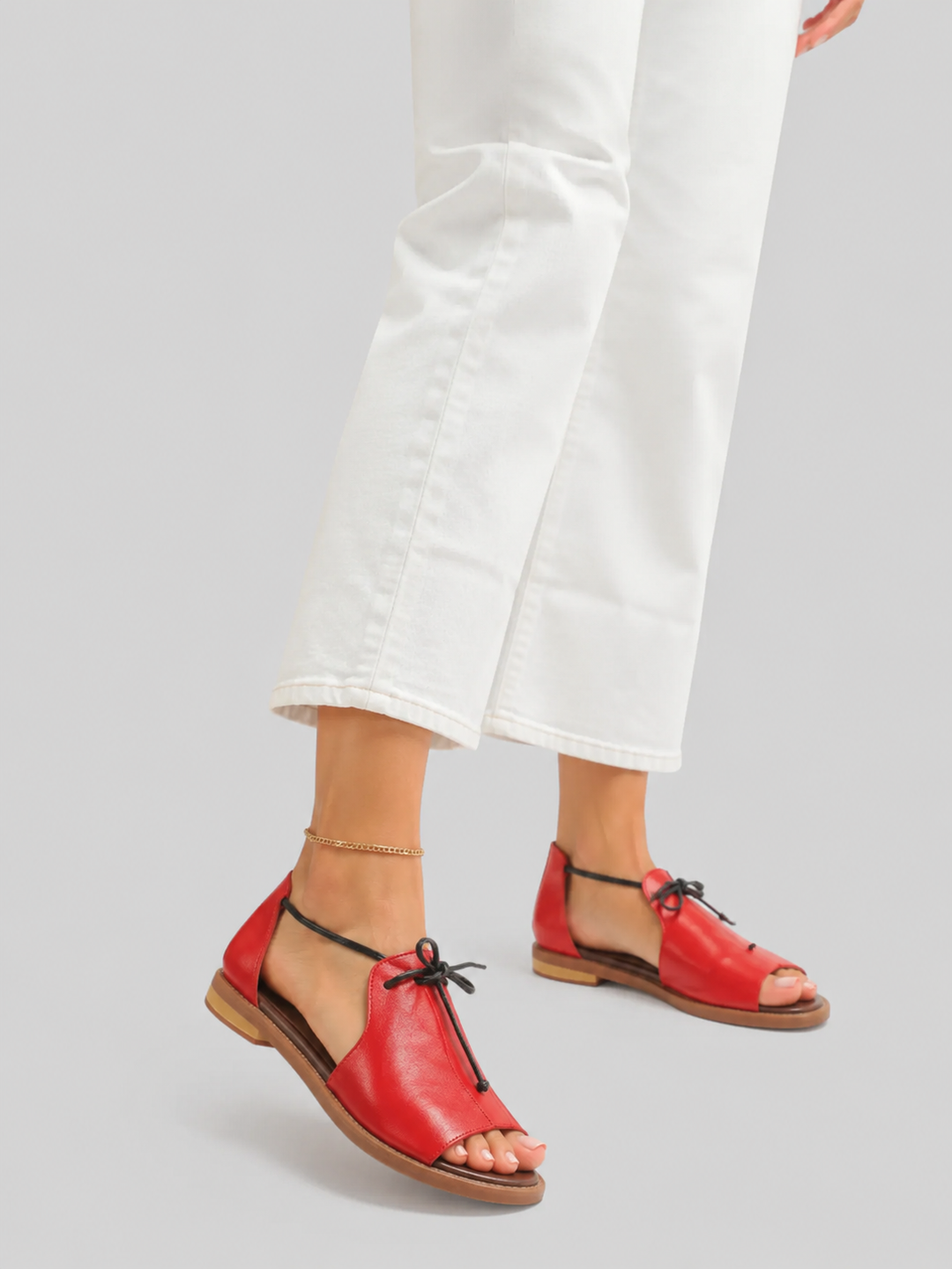 olivia™ | Leren Zomer Sandalen