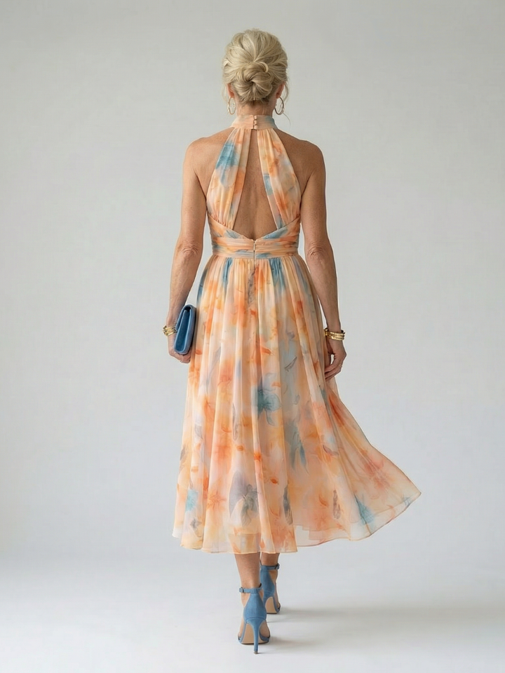 Violet &amp; Grace™ | Soft Halter Midi Dress