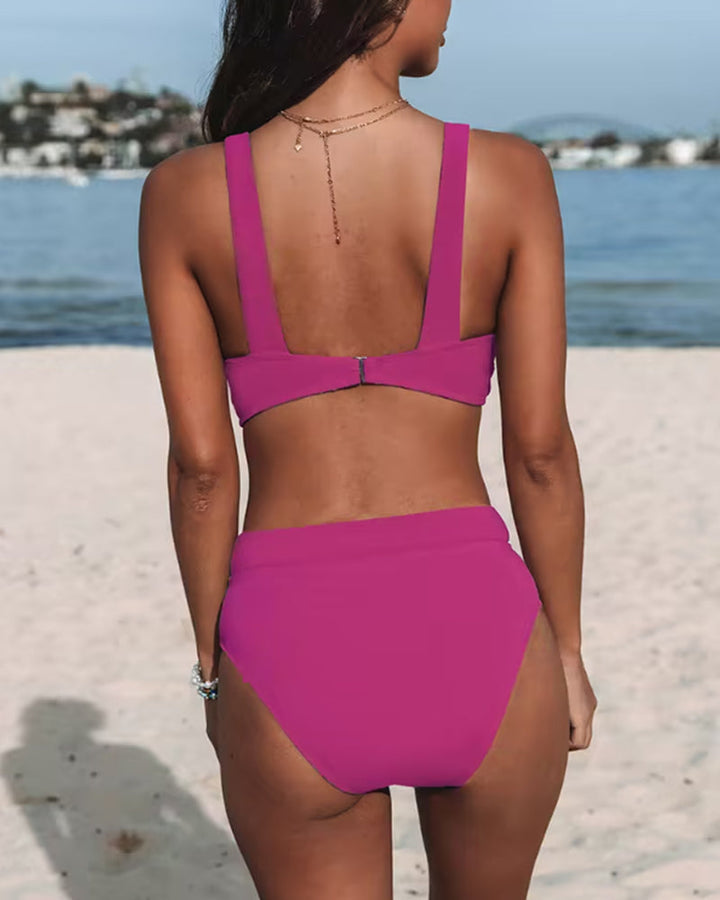 Ruby | Solid Colour Two-Piece