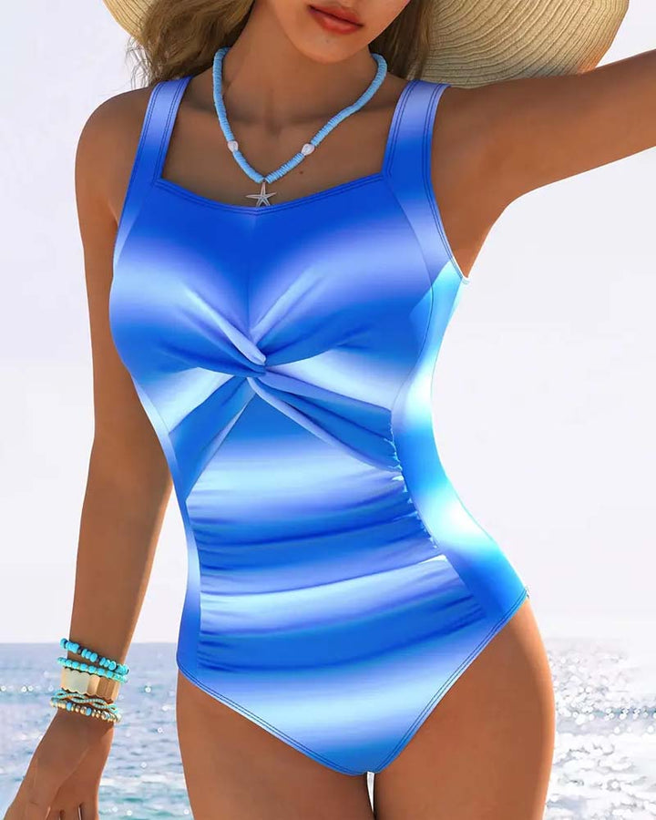 Eleanor | Gradient Blue One-Piece