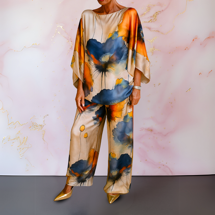 Maelora™ | Satin Two-Piece Women&