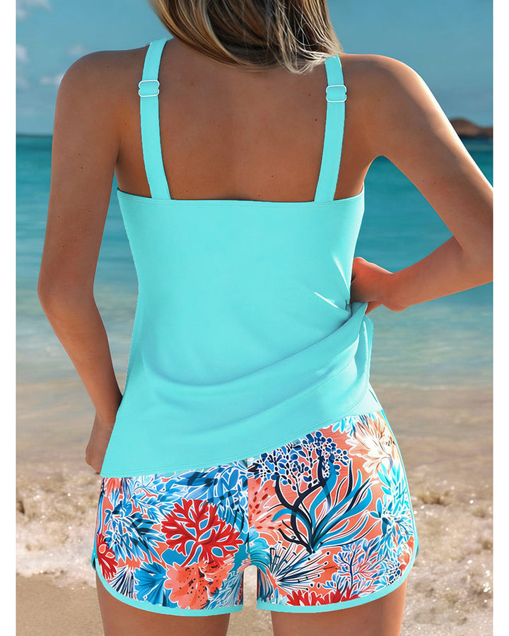 Poppy | Flower Print Tankini
