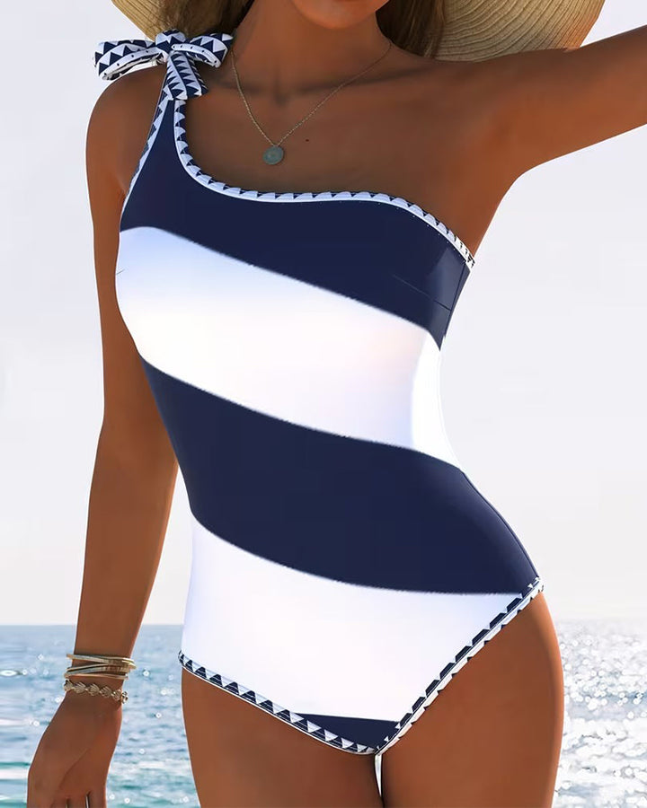 Isabella | Striped One-Piece Swimsuit