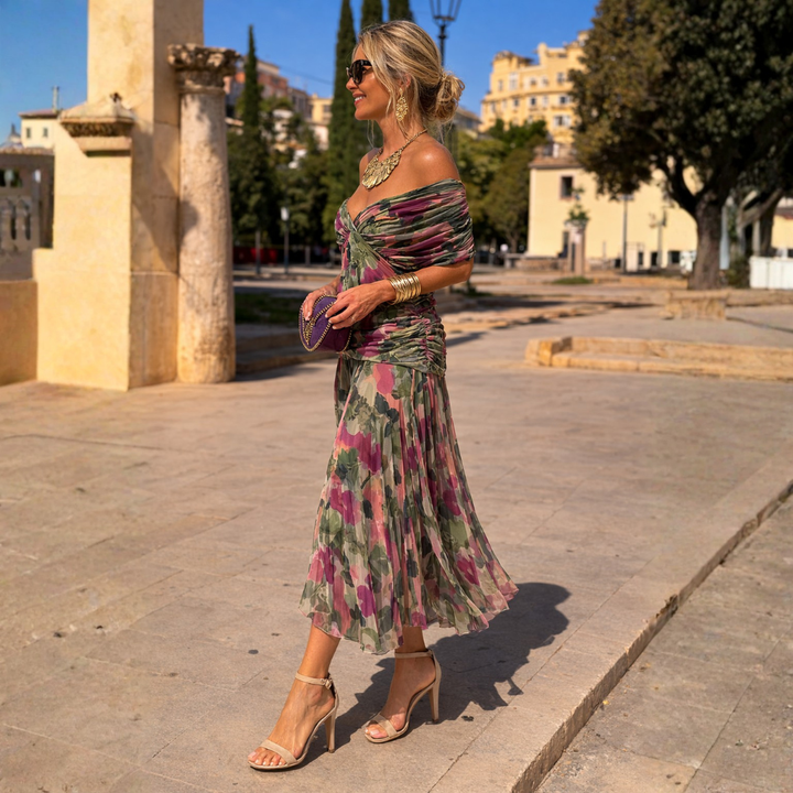 Jennifer | Off Shoulder Maxi Dress