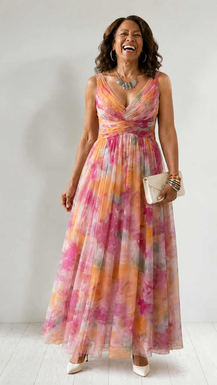 Violet &amp; Grace™ | Soft Wrap Maxi Dress