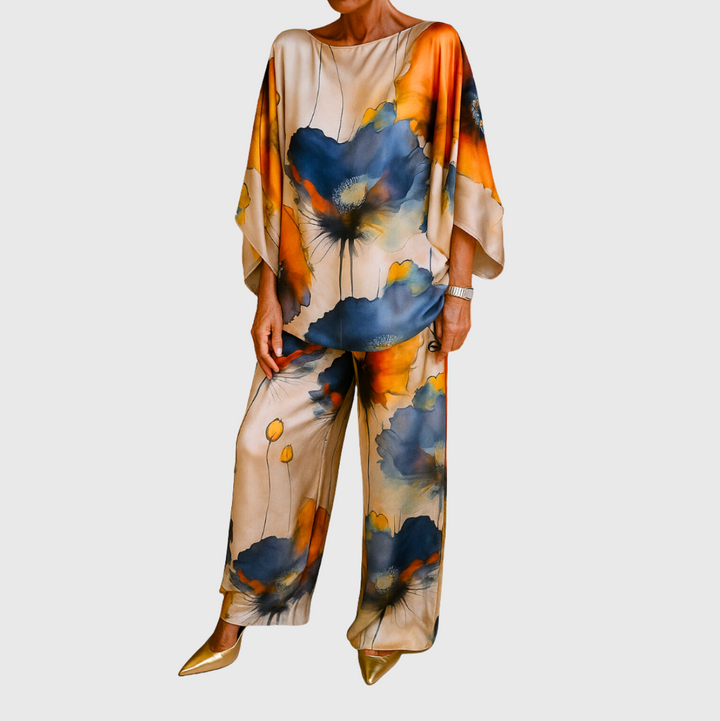 Maelora™ | Satin Two-Piece Women&
