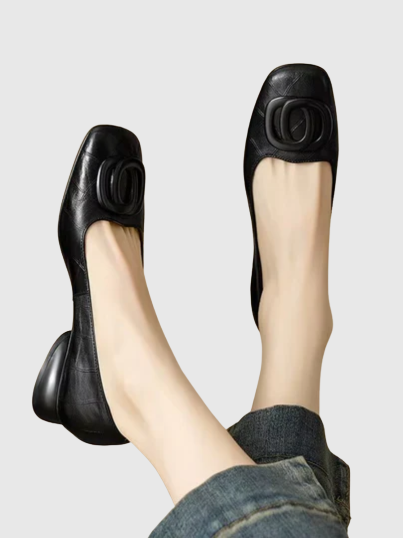 Mary | Opium Leather Flats