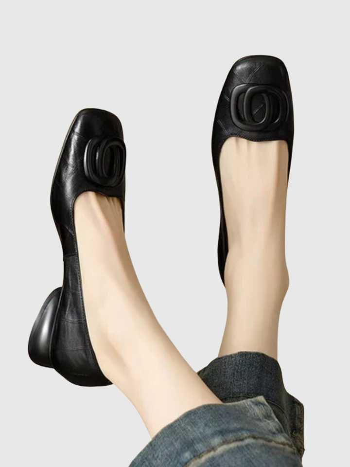Mary | Opium Leather Flats