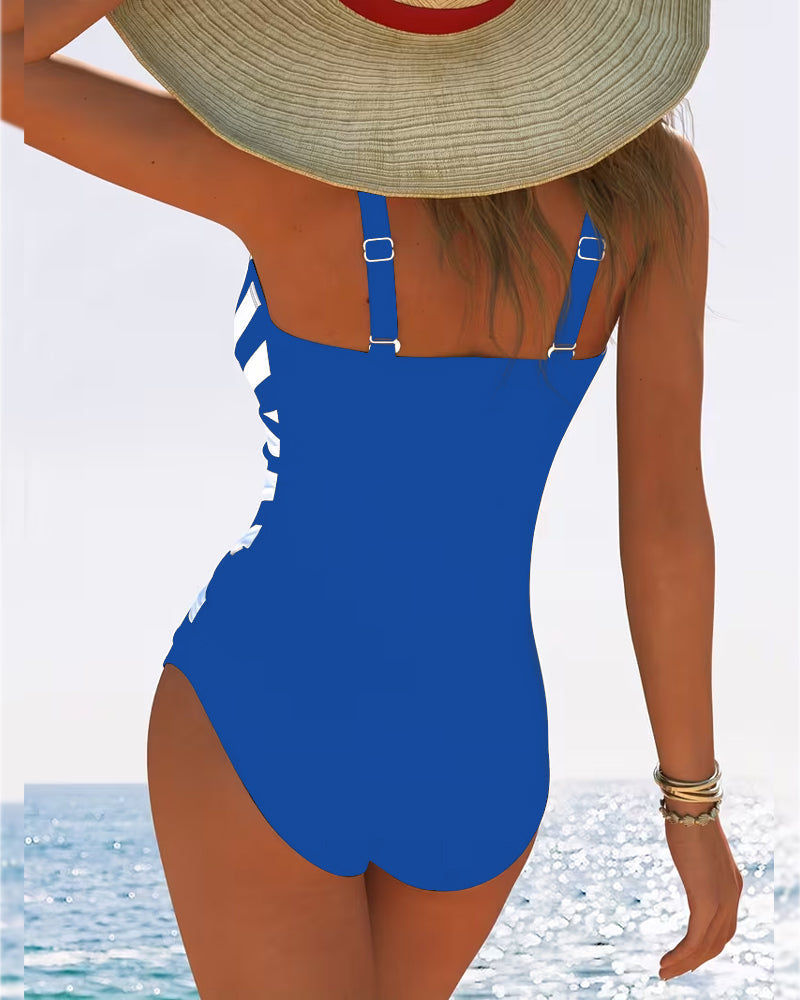 Florence | Striped One-Piece Swimsuit