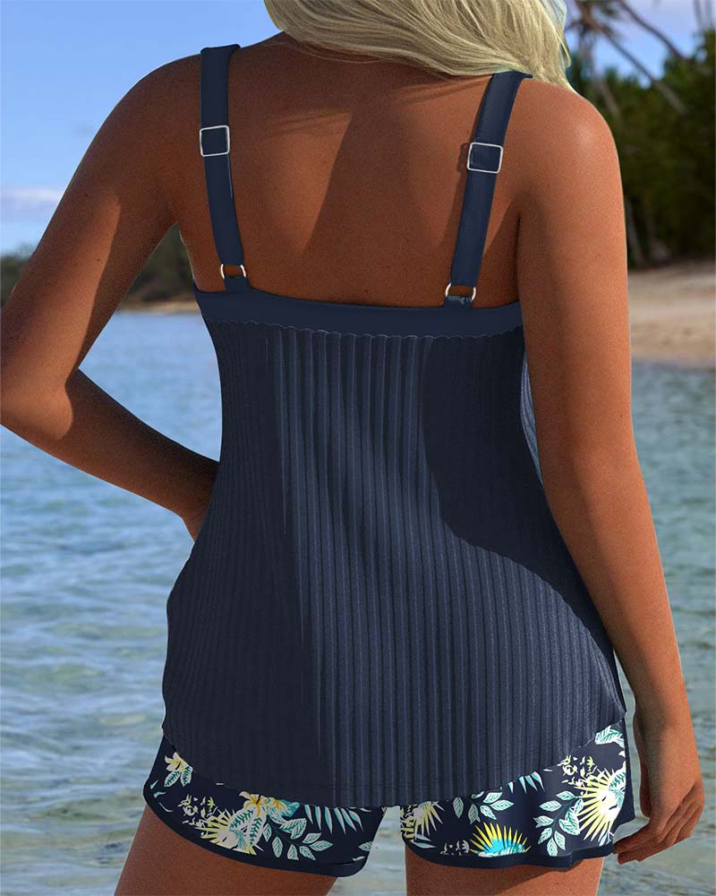 Alice | Floral Two-Piece Beach Tankini