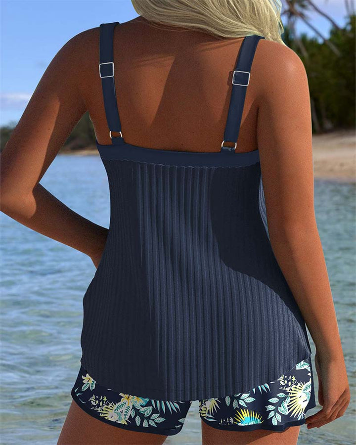 Alice | Floral Two-Piece Beach Tankini
